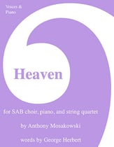 Heaven SAB choral sheet music cover